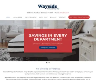 Waysideofwaterfordct.com(Wayside Furniture & Sleep Shop) Screenshot