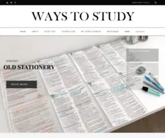 Waystostudy.com(Ways To Study) Screenshot