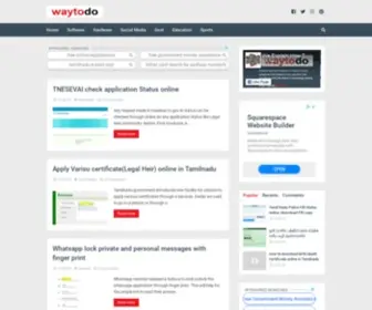 Waytodo.in(Knowledge sharing for better future) Screenshot