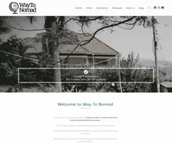 Waytonomad.com(Way To Nomad) Screenshot