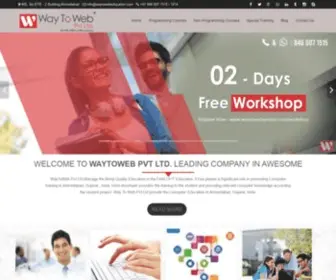 Waytowebeducation.com(PHP Classes) Screenshot