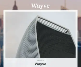 Wayveinc.com(Wayve) Screenshot