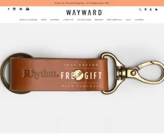 Waywardcollective.com(Curated Outdoor Lifestyle Goods) Screenshot