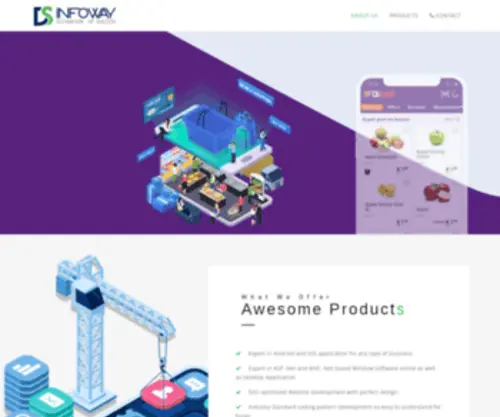 Waywebsolution.com(DS Infoway) Screenshot