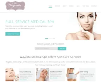 Wayzatamedicalspa.com(Wayzata Medical Spa) Screenshot