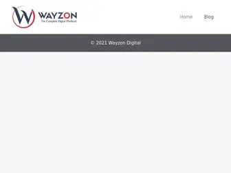 Wayzondigital.com(Wayzon Digital) Screenshot