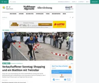 Waz-Online.de(Aktuelle Nachrichten aus Wolfsburg) Screenshot