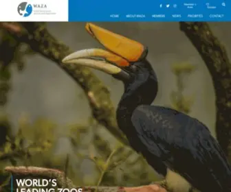 Waza.org(The World Association of Zoos and Aquariums (WAZA)) Screenshot