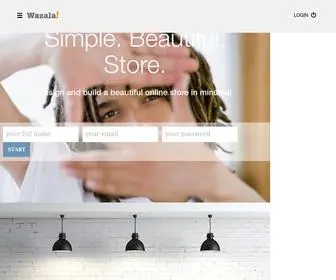 Wazala.com(Sell online with Wazala ecommerce) Screenshot