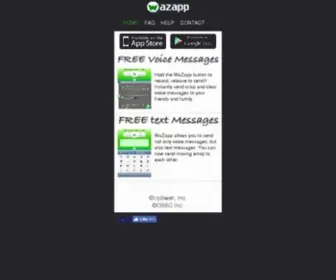Wazapp.net(FREE voice messages) Screenshot