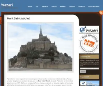 Wazariblog.com(Viajando Mundo Afora) Screenshot