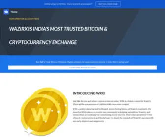 Wazeerx.com(Buy Bitcoin) Screenshot