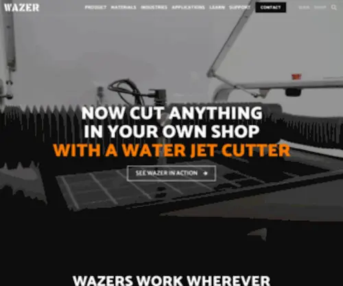 Wazer.com(The WAZER) Screenshot