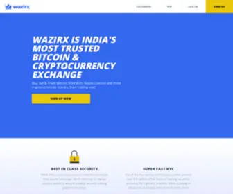 Wazirx.com(Buy Bitcoin) Screenshot