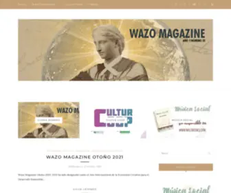 Wazogate.com(Artículos sobre Industrias Creativas y Economía Social) Screenshot