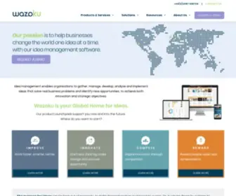 Wazoku.com(Where Innovation Works) Screenshot