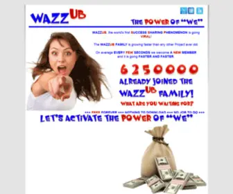 Wazzub.info(The Power of "We") Screenshot
