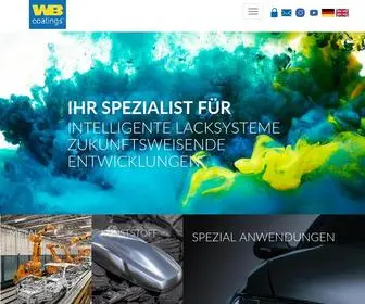 WB-Coatings.de(WB coatings) Screenshot