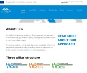 WB-IISG.com(Integrative Internal Security Governance) Screenshot
