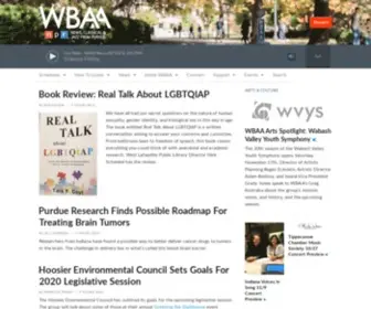 Wbaa.org(Public Radio from Purdue) Screenshot