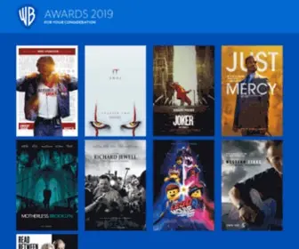 Wbawards.com(WARNER BROS) Screenshot