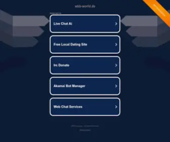 WBB-World.de(To your Web World) Screenshot