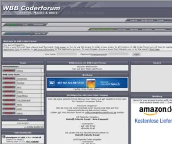 WBbcoderforum.de(WBB Coder Forum) Screenshot