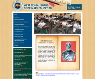 WBbpenp.org(West Bengal Board of Primary Education) Screenshot