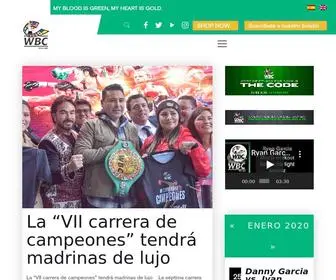 WBcboxing.com(Consejo Mundial de Boxeo) Screenshot