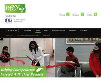 WBcfay.org(Women's Business Center of Fayetteville at CEED) Screenshot