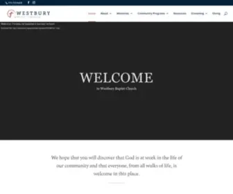 WBchouston.org(Westbury Baptist Church) Screenshot