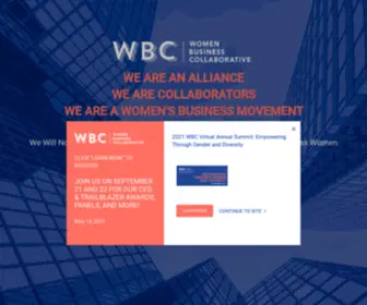 Wbcollaborative.org(Women Business Collaborative) Screenshot