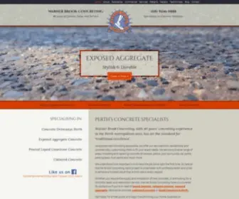 Wbconcreting.com.au(Perth’s Concrete Specialists) Screenshot