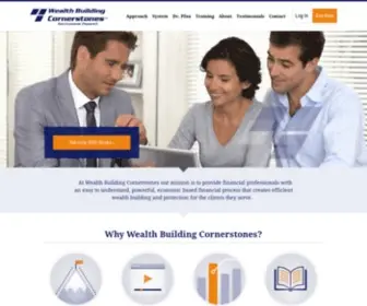 Wbcornerstones.com(At Wealth Building Cornerstones our mission) Screenshot