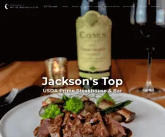 WBCprime.com(Restaurant at The White Buffalo Club) Screenshot