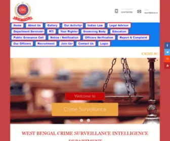 WBcsic.in(WEST BENGAL CRIME SURVEILLANCE INTELLIGENCE DEPARTMENT Pritn Result) Screenshot