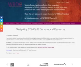 WBDC.org(Women's Business Development Center) Screenshot