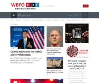 Wbfo.org(WBFO 88.7FM) Screenshot