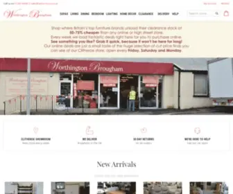 Wbfurniture.co.uk(Worthington Brougham Furniture) Screenshot