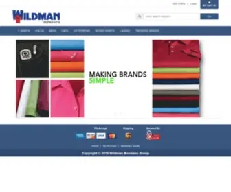 WBgcompanystore.com(Wildman Corporate Apparel) Screenshot