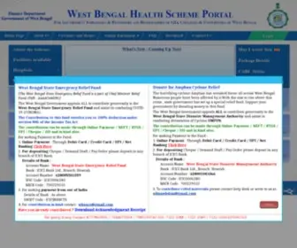 Wbhealthscheme.gov.in(West bengal health scheme portal) Screenshot