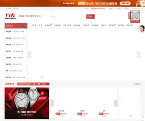 Wbiao.cn(万表网网) Screenshot