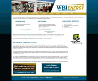 Wbienergy.com(WBI Energy) Screenshot