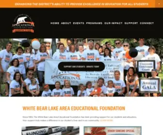 Wblaef.org(White Bear Lake Area Educational Foundation) Screenshot