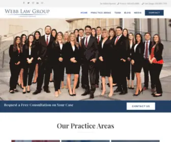 Wblawgroup.com(Webb Law Group) Screenshot