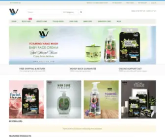 WBmcare.com(Buy online Beauty Care) Screenshot