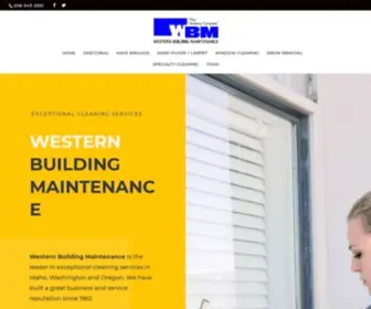 WBMclean.com(The Cleaning Company) Screenshot