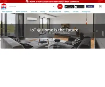 WBMsmart.com(Smart Home Devices & Control Security Equipment with a WBMSmart Home Automation System) Screenshot