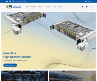 Wbnetworks.com.au(Optical Fibre and Copper Structured Cabling) Screenshot