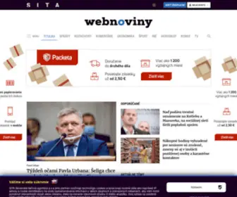 WBN.sk(Spravodajský portál tlačovej agentúry SITA) Screenshot